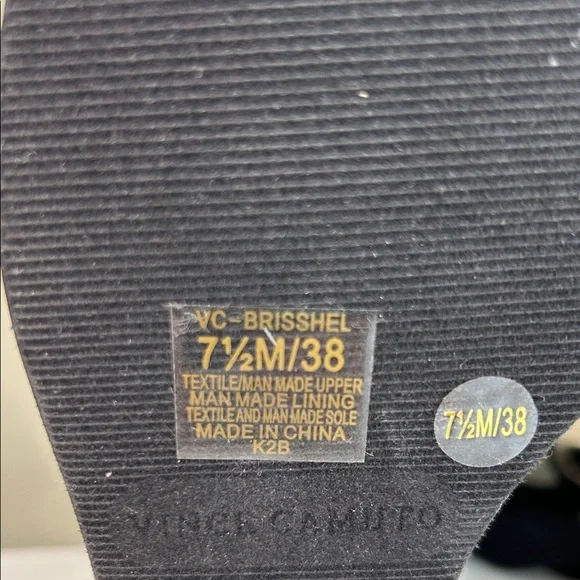 Vince Camuto Mediterranean Black Espadrille Wedges – NWOT - Picture 9 of 11